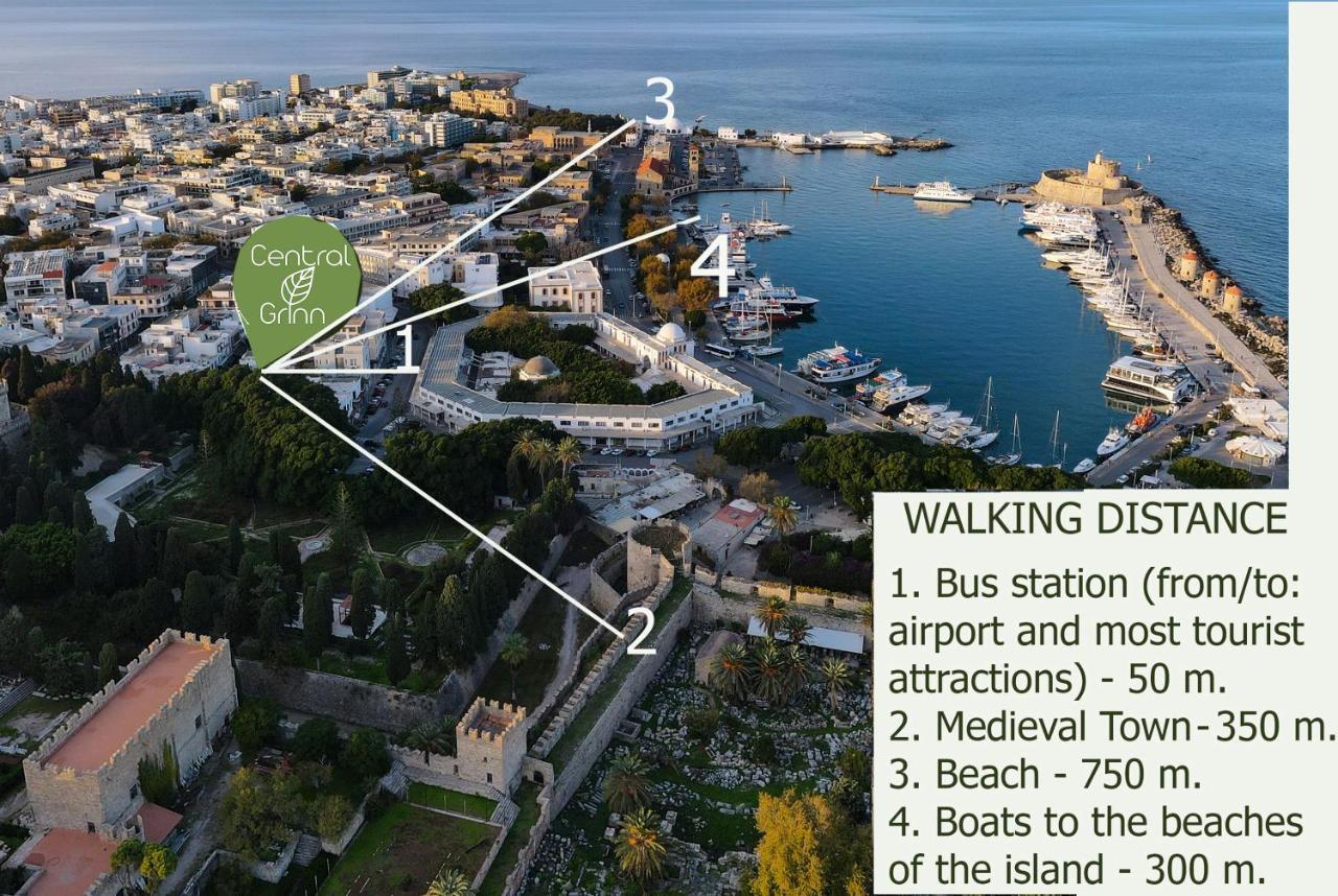 Central Grinn-In The Heart Of Rhodes,New&Stylish! Rhodes City 外观 照片